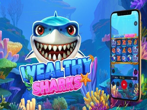 Wealthy Sharks Slot Game Logo