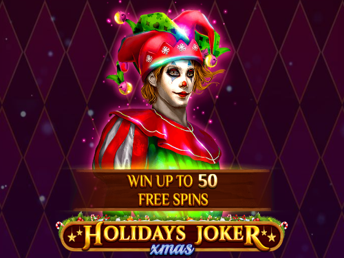 Holidays Joker Xmas Slot Game Logo