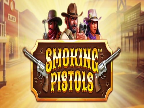 Smoking Pistols Slot Game Logo