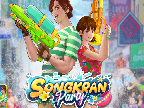Songkran Party Slot Game Logo