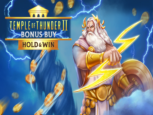 Temple of Thunder II Slot Game Logo