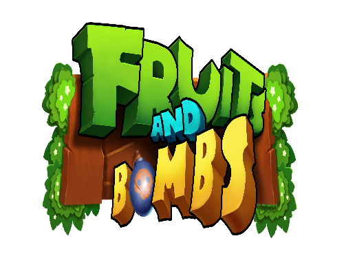 Fruits and Bombs Slot Game Logo