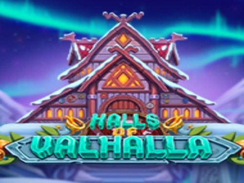 Halls of Valhalla Slot Game Logo