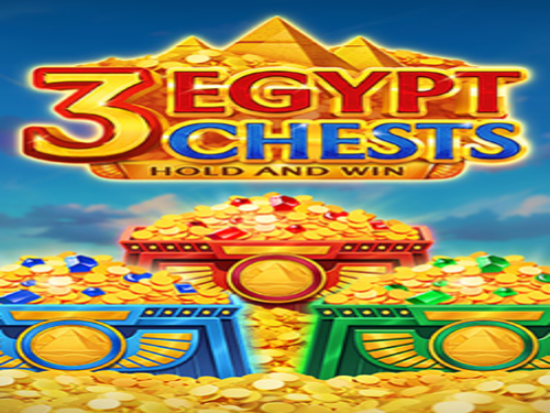 3 Egypt Chests Slot Game Logo
