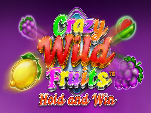Crazy Wild Fruits Slot Game Logo