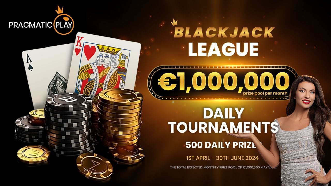 €1 Million Blackjack League: Daily Live Casino Tournaments