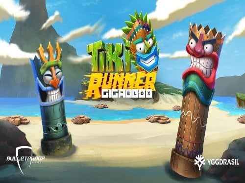 Tiki Runner GigaBlox Slot Game Logo