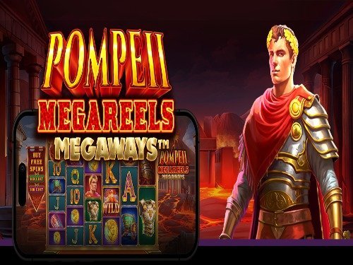 Pompeii Megareels Megaways Slot Game Logo