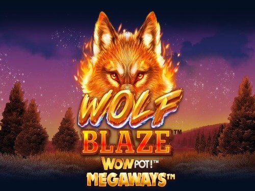 Wolf Blaze Slot Game Logo