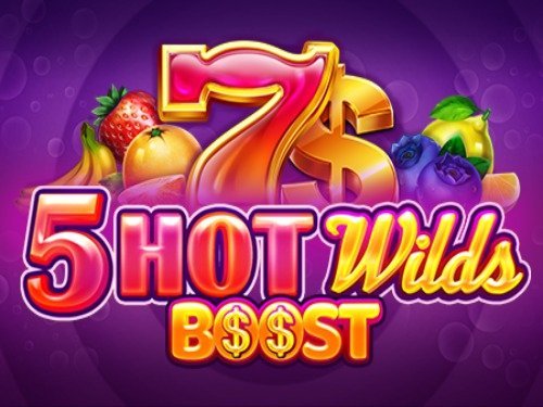5 Hot Wilds Boost Slot Game Logo