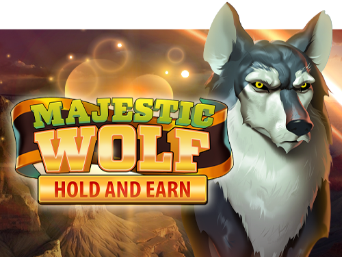 Majestic Wolf Slot Game Logo