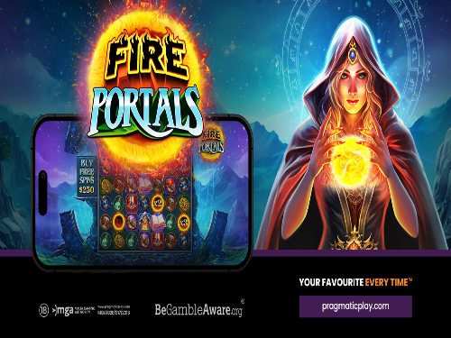 Fire Portals Slot Game Logo