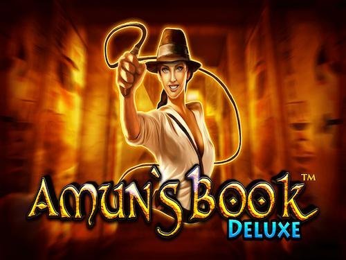 Amun's Book HD Deluxe Slot Game Logo