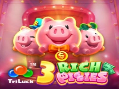 3 Rich Piggies Slot Game Logo