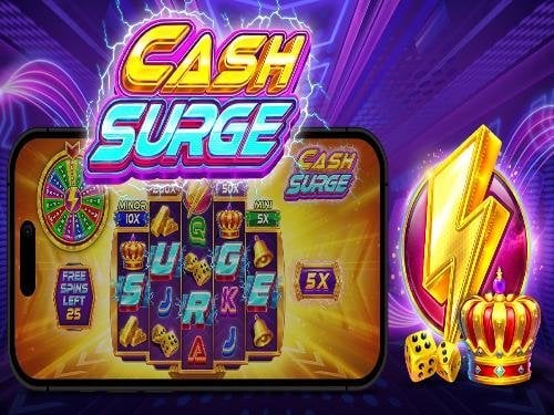 Cash Surge Slot Game Logo