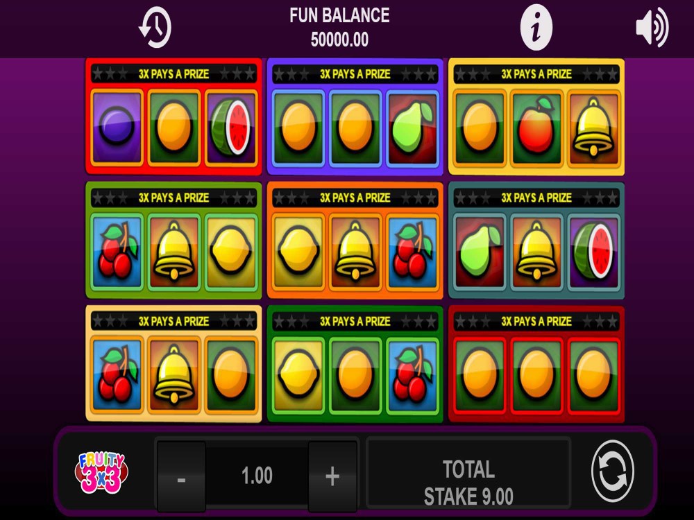 Fruity 3x3 Game Screenshot