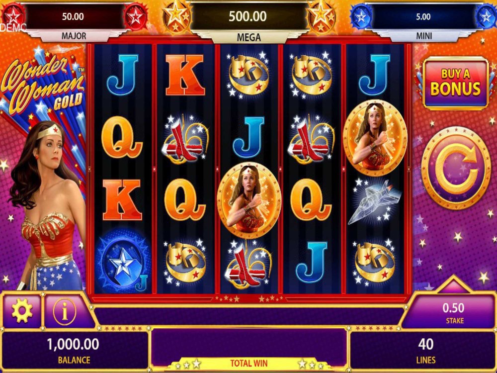 Wonder Woman Gold Game Screenshot