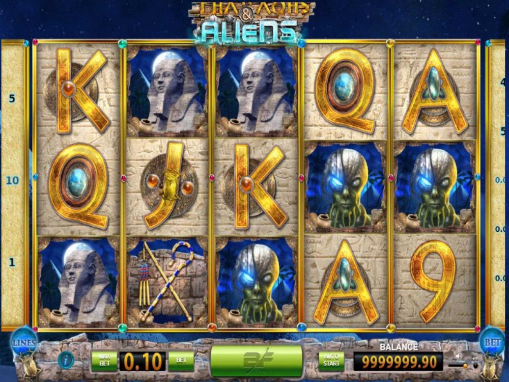 Pharaohs & Aliens Slot screenshot
