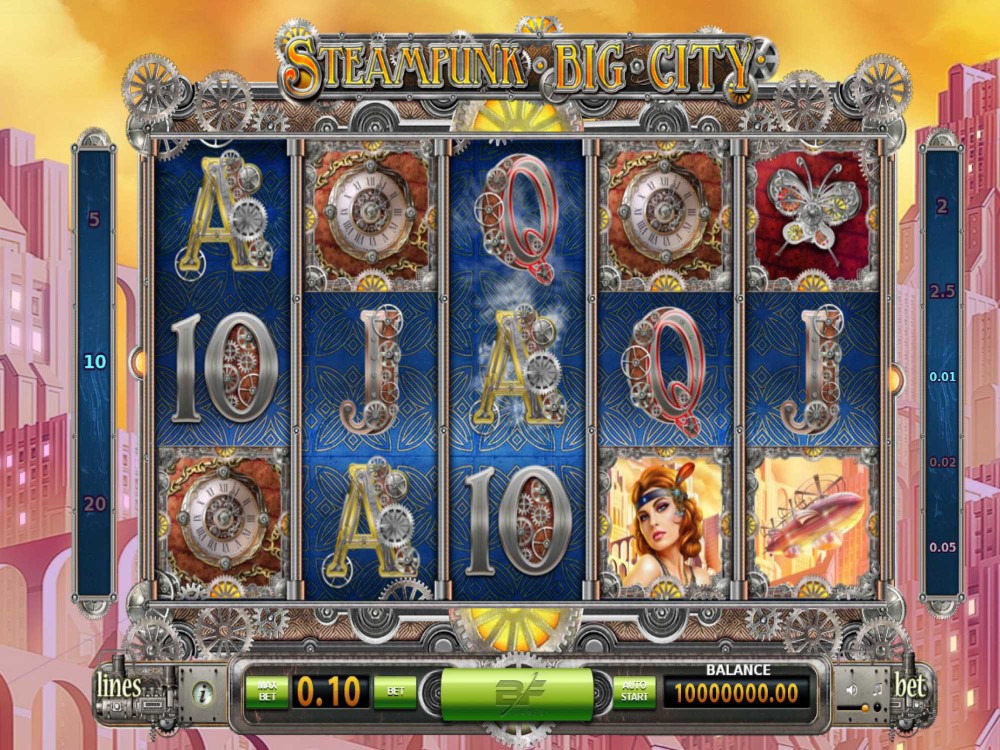 Steampunk Big City Slot screenshot