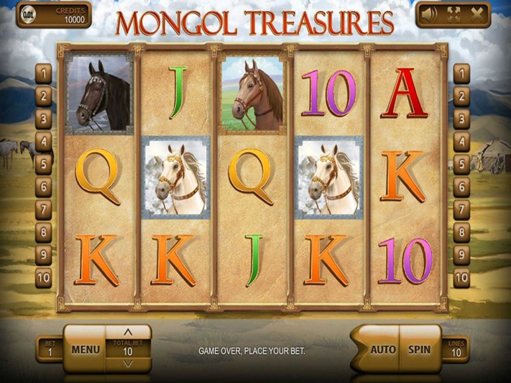Mongol Treasures Game Screenshot