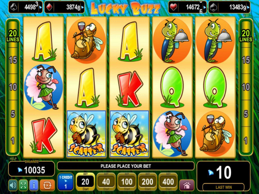 Jogos de slots gratis Lucky Buzz