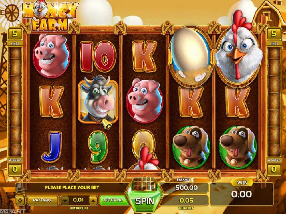 Cash Cow Farm Slots Machine