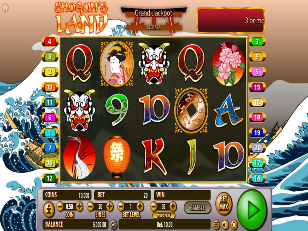 Shoguns Land Slot Game Review Shoguns Land Slot Game Review