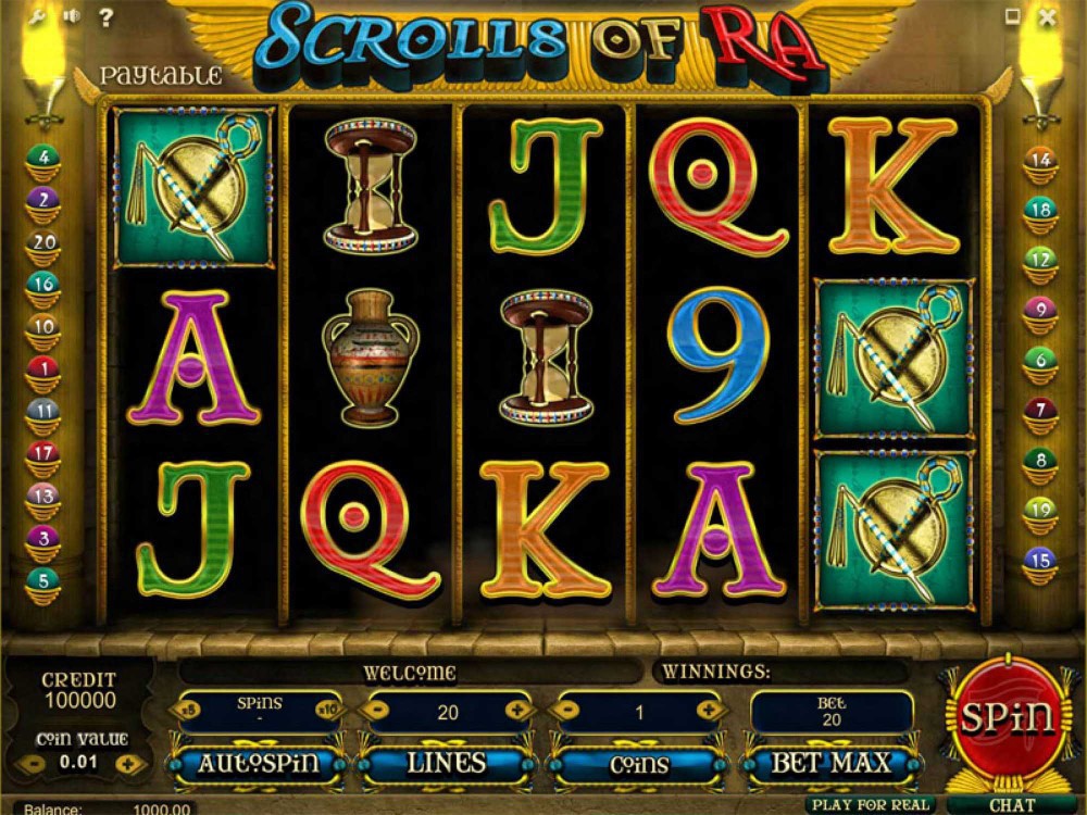 Scrolls of Ra Game Screenshot