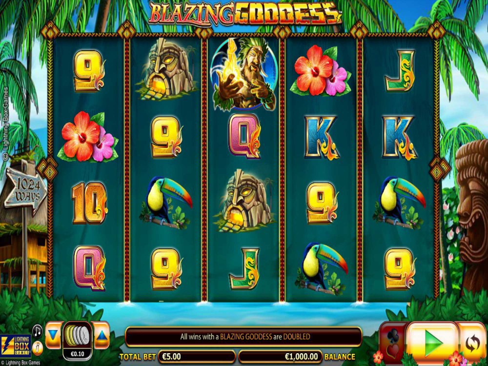 Blazing Goddess Slot screenshot