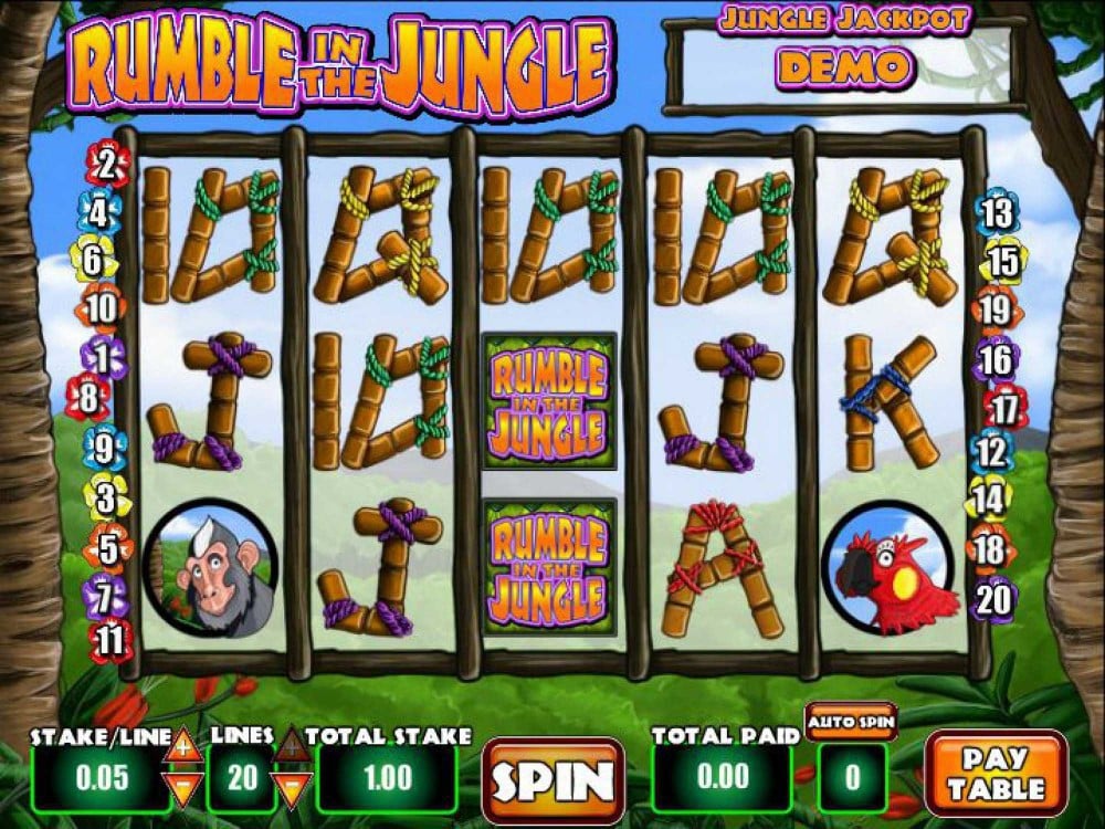Rumble In The Jungle Slot Rumble In The Jungle Slot