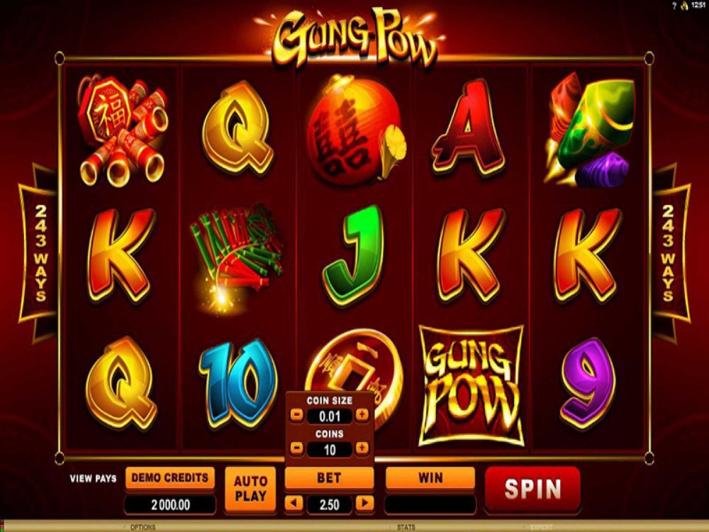 Jogar caca-niqueis Gung Pow