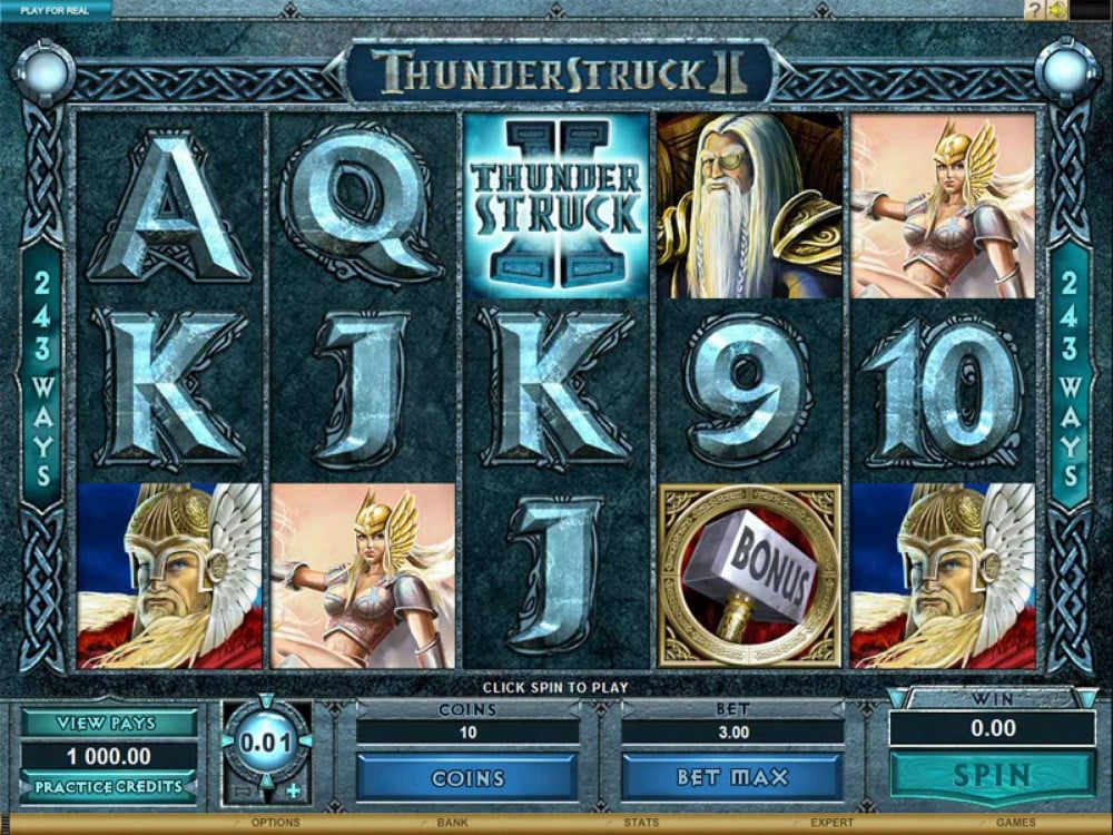 Thunderstruck 2 Slot screenshot