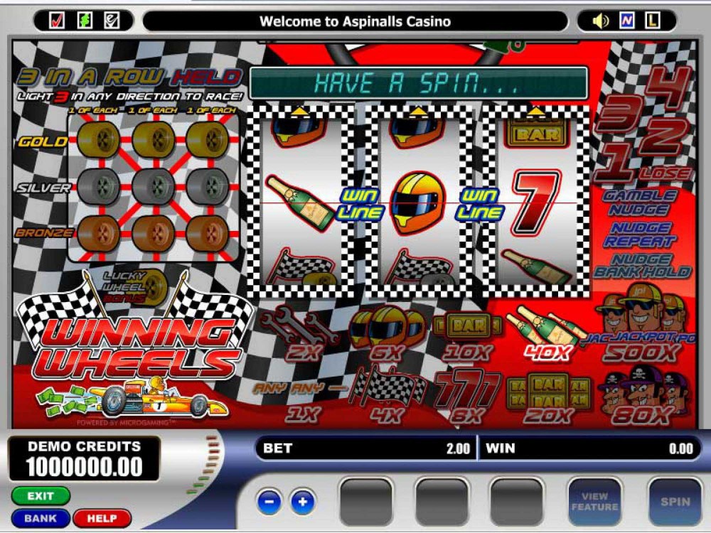 Winning Wheels by Microgaming GamblersPick