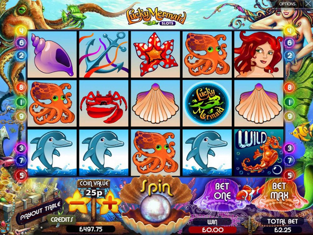 Lucky Mermaid Game Screenshot