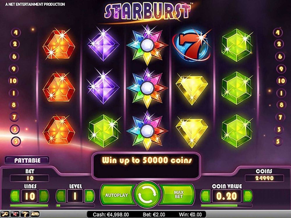 Starburst Slot screenshot