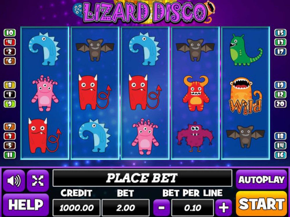 Lizard Disco by PlayPearls GamblersPick