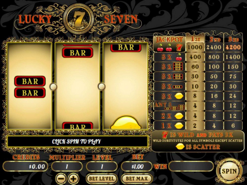 lucky sevens slots