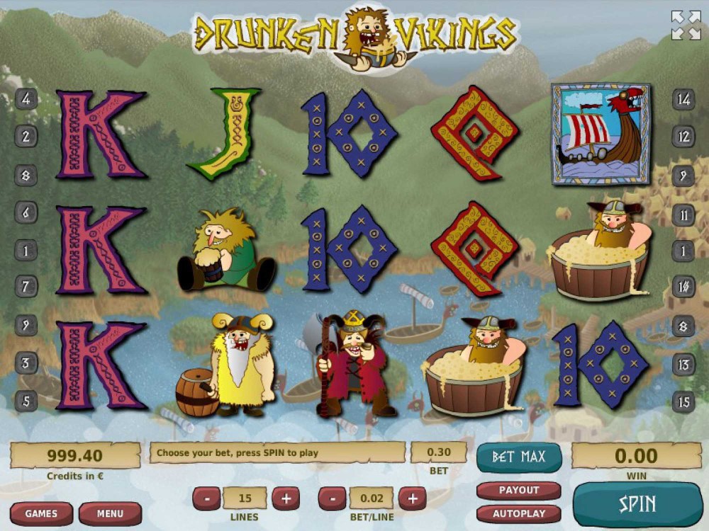 Drunken Vikings Slot screenshot