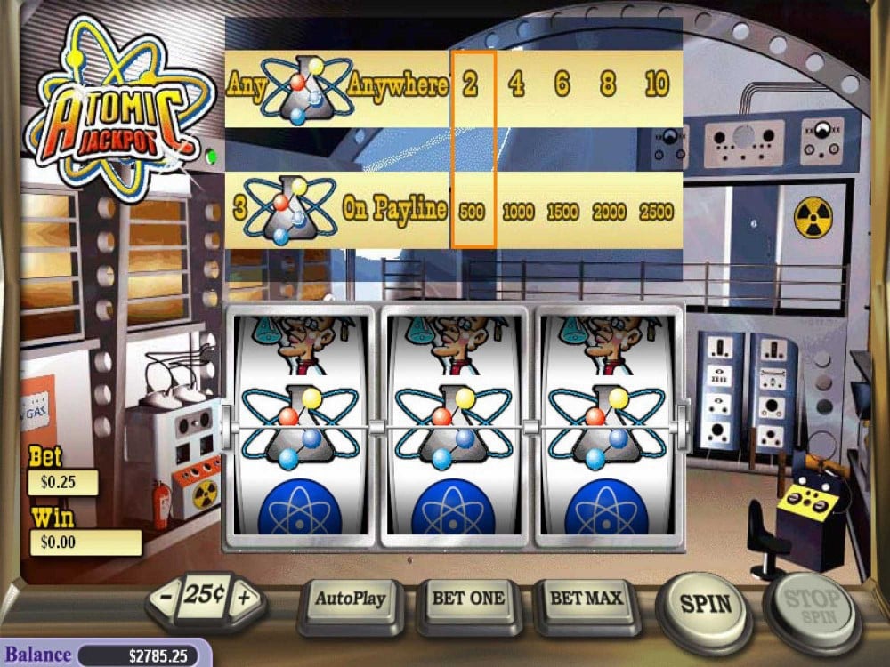 Atomic Jackpot Game Screenshot