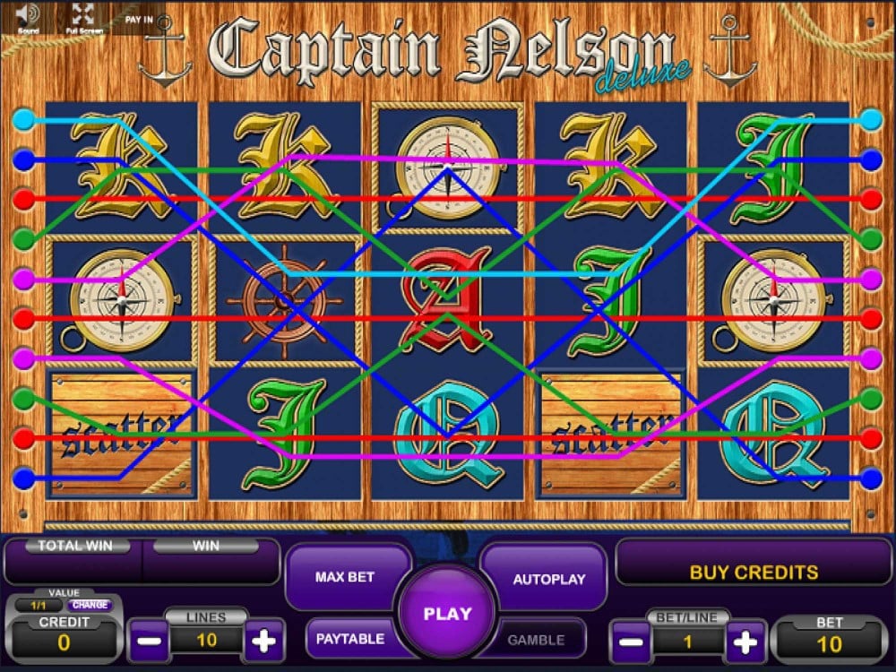 Captain Nelson Deluxe Slot screenshot