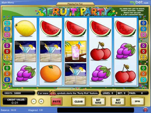 Fruit Party Game Logo