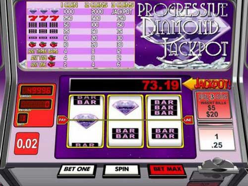 Progressive Diamond Jackpot Game Logo