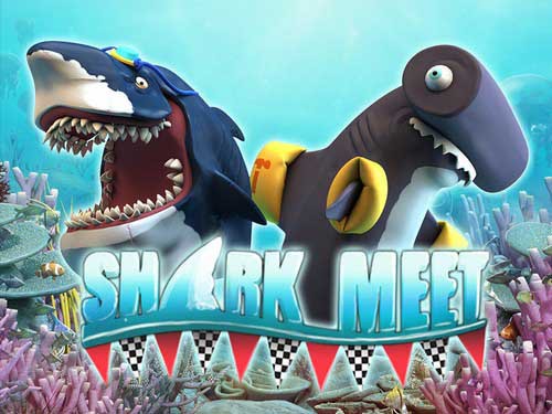 Shark Meet Game Logo