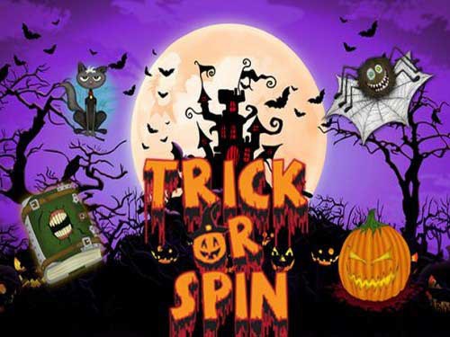 Trick or Spin Game Logo