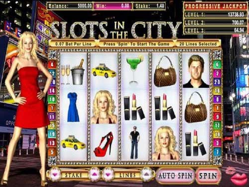 Slots In The City Game Logo