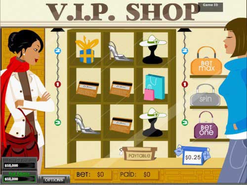 VIP Shop Game Logo