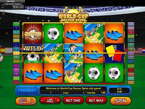 World-Cup Soccer Spins Game Logo