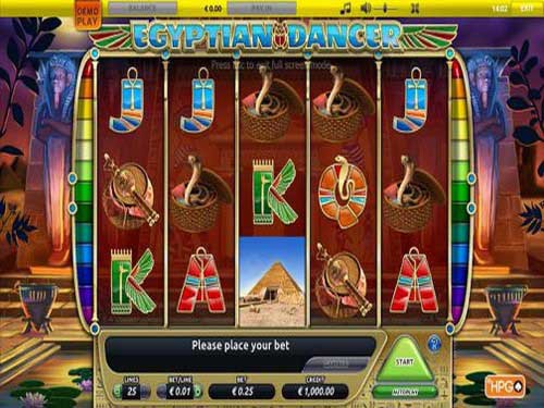 Egyptian Dancer Game Logo