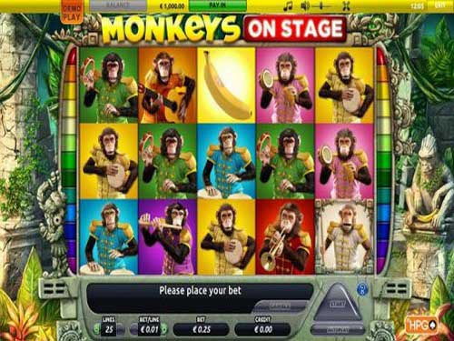 Monkeys On Stage Game Logo