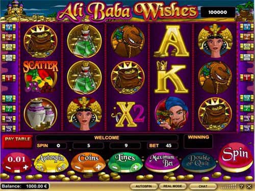 Ali Baba Wishes Game Logo